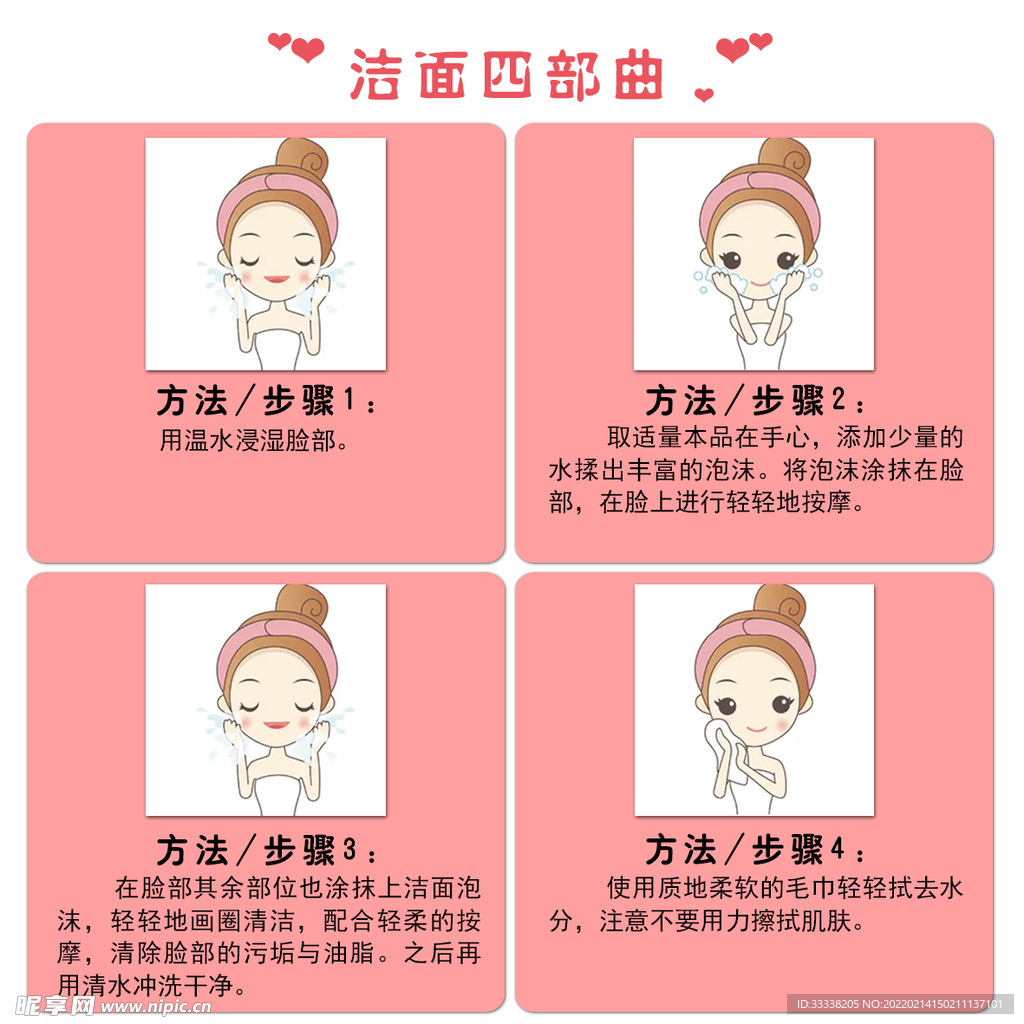 洁面四部曲