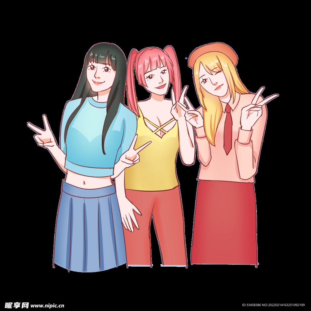 妇女节女生节清新