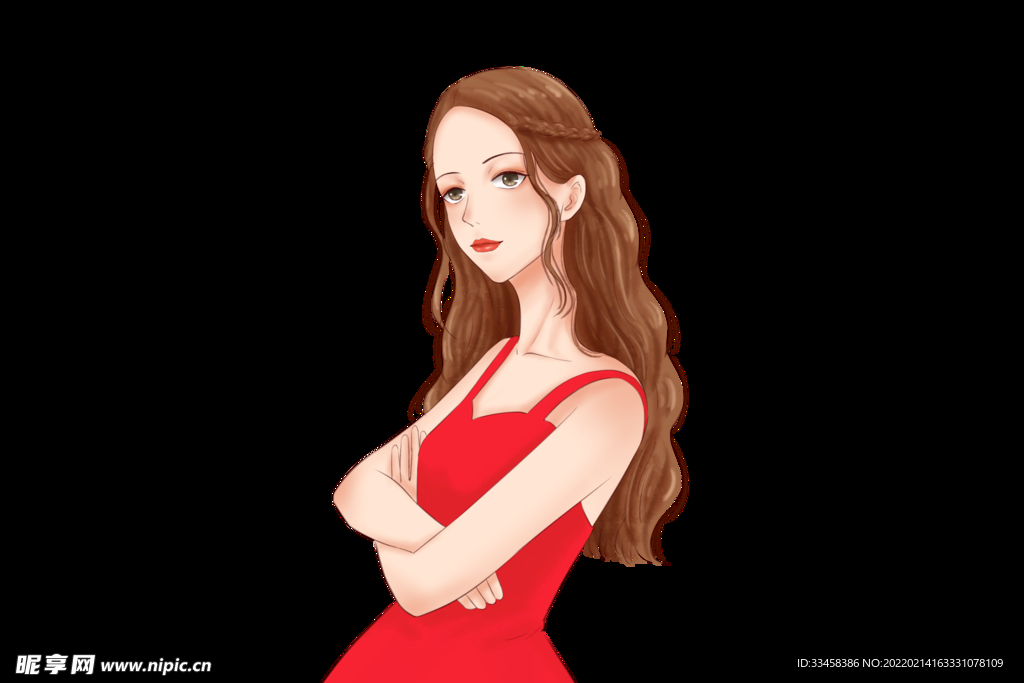 红衣女孩