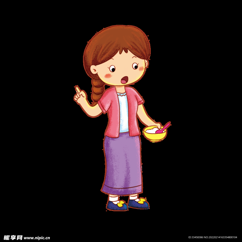 卡通手绘妇女节形象