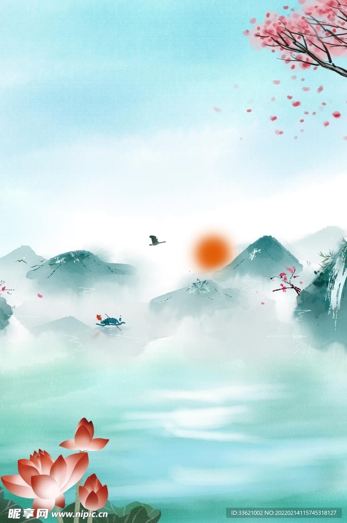 古风背景  