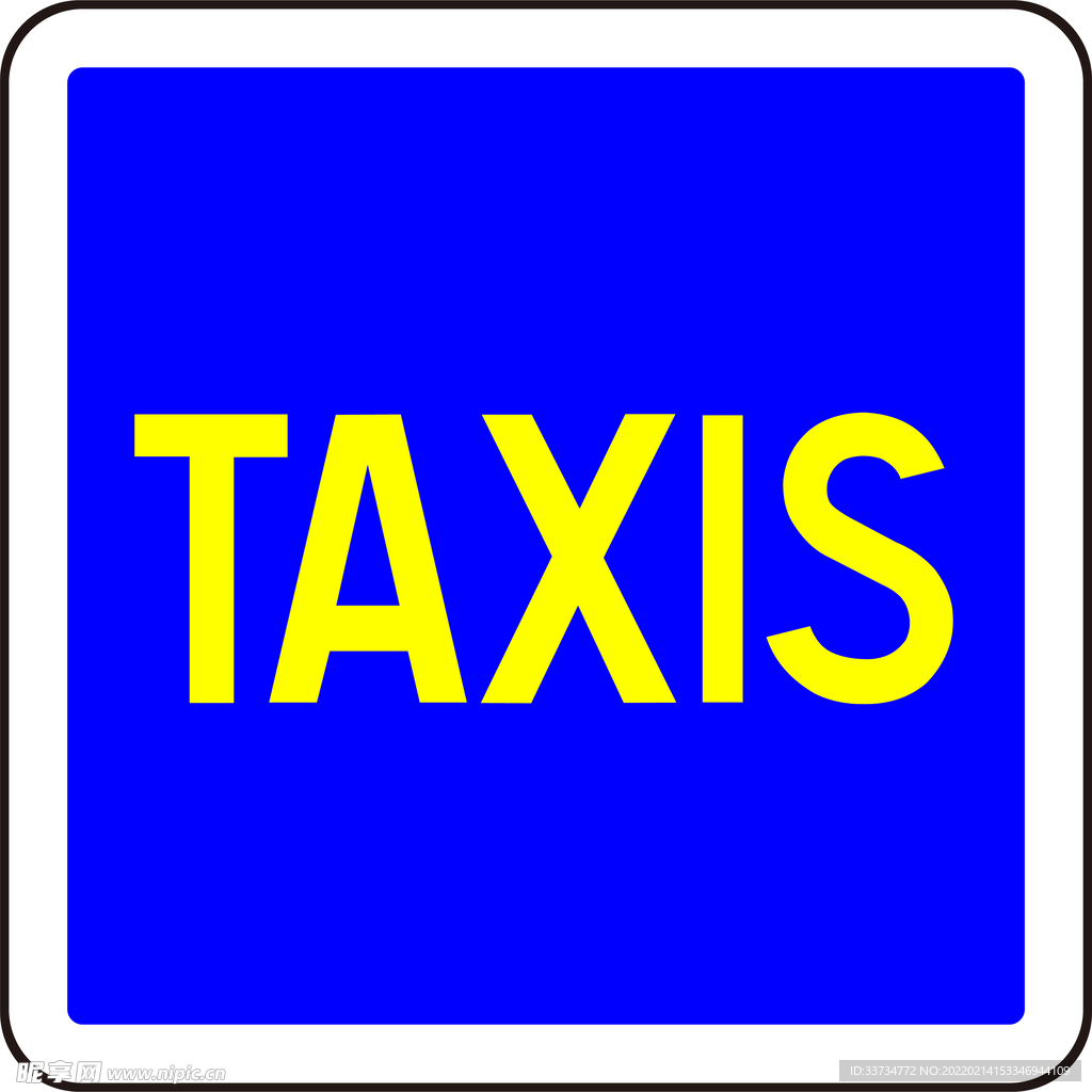 出租车taxis标志