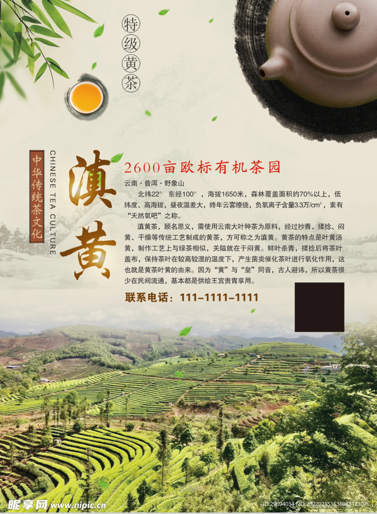 茶叶宣传单