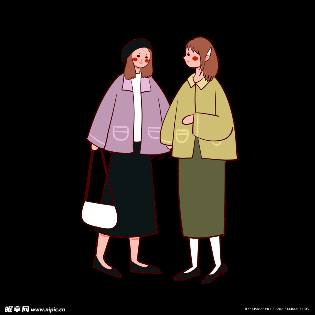 手绘卡通简约38女神节