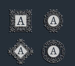 欧式边框  高档花纹 小花边 