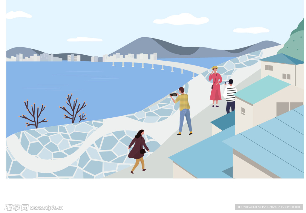 旅行插画
