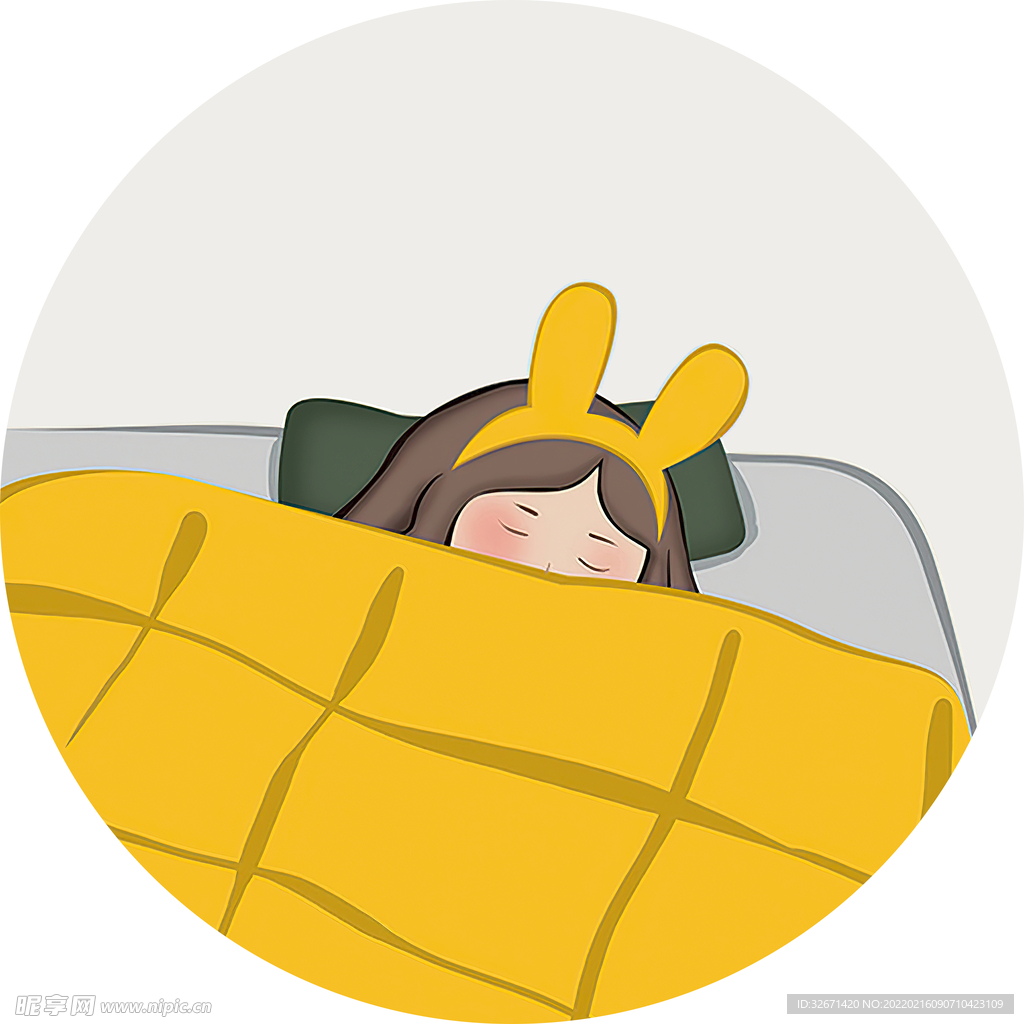 快乐女孩装饰画