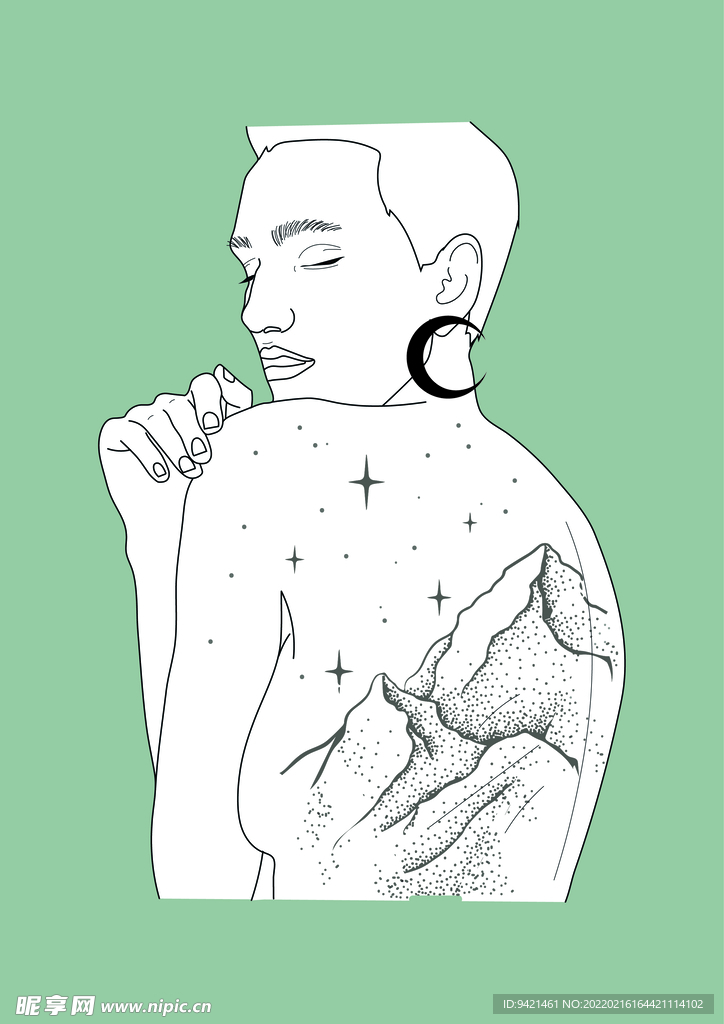 女人插画