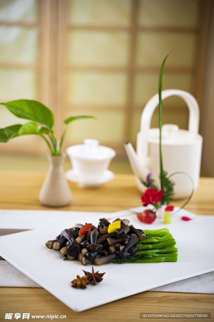 菜心鸡枞菌