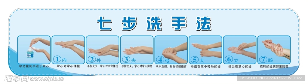 七步洗手法