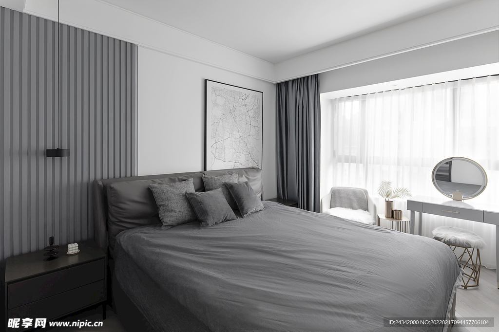 简约风格家装实景图