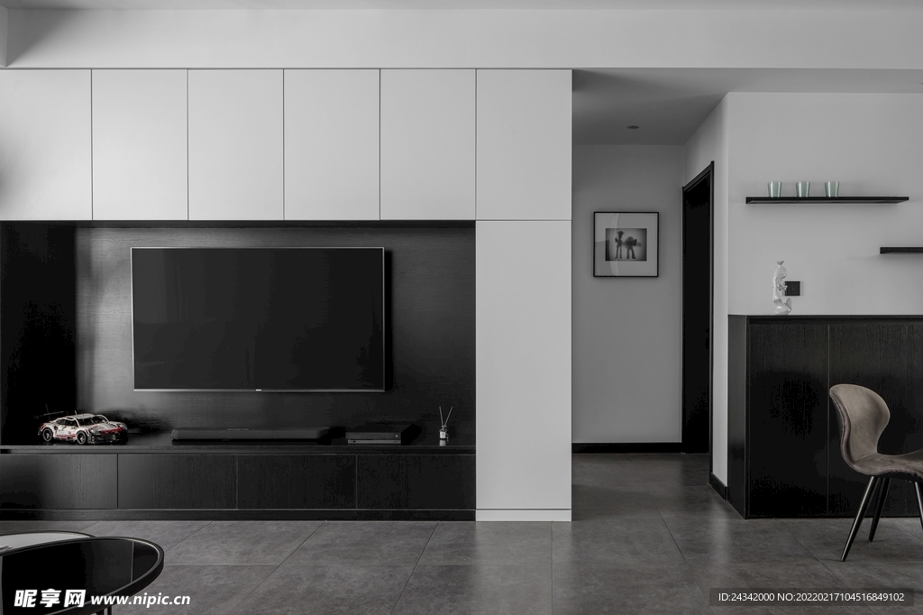 简约风格家装实景图