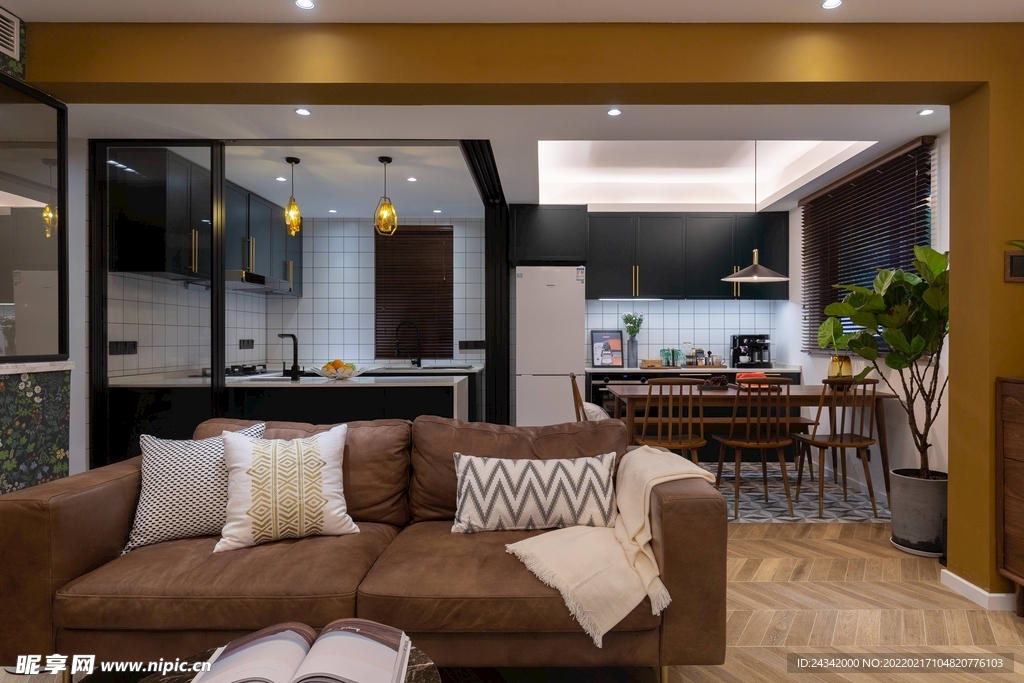 简约风格家装实景图