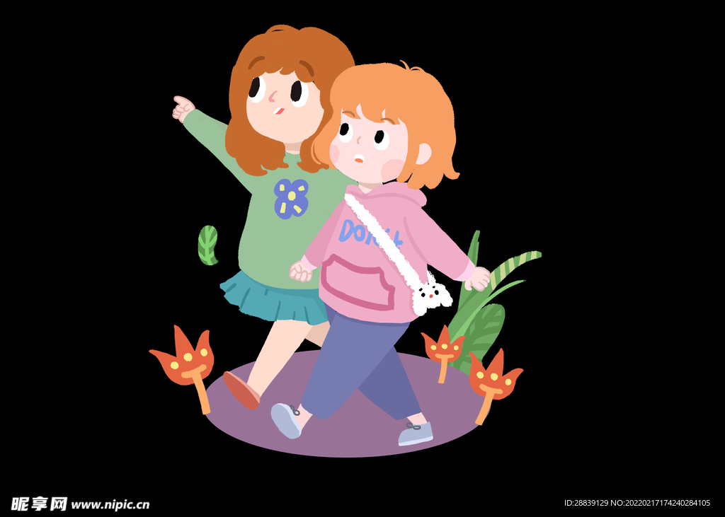 卡通女孩