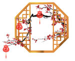  新年窗框 