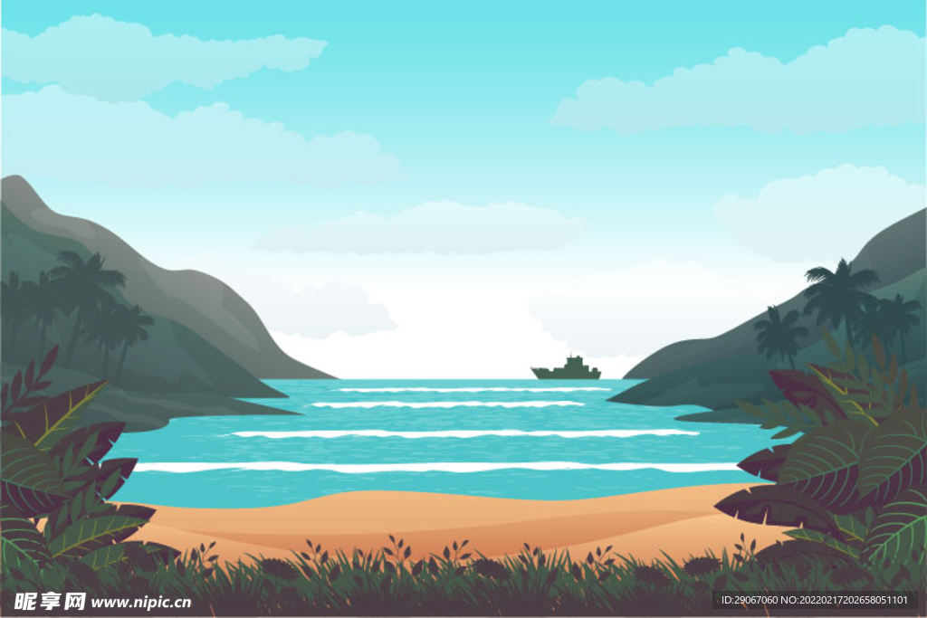 风景插画