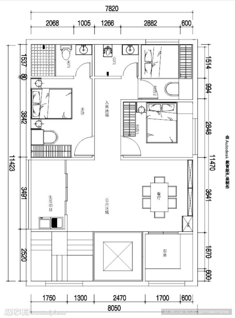 农村自建房别墅平面设计图片