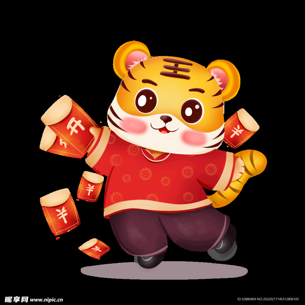 卡通老虎