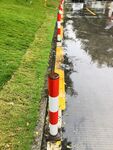 下雨的路上