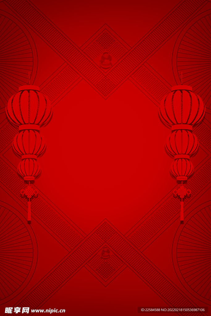 红色背景