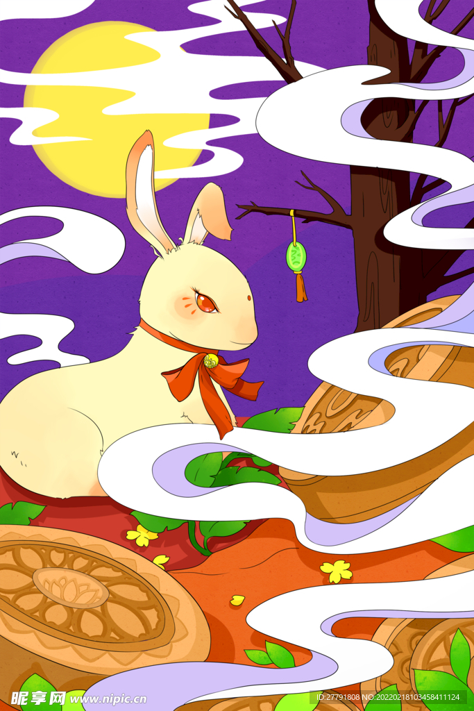 中秋节月饼海报