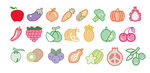 水果蔬菜卡通
