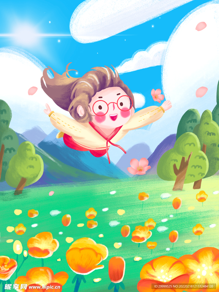 春天插画