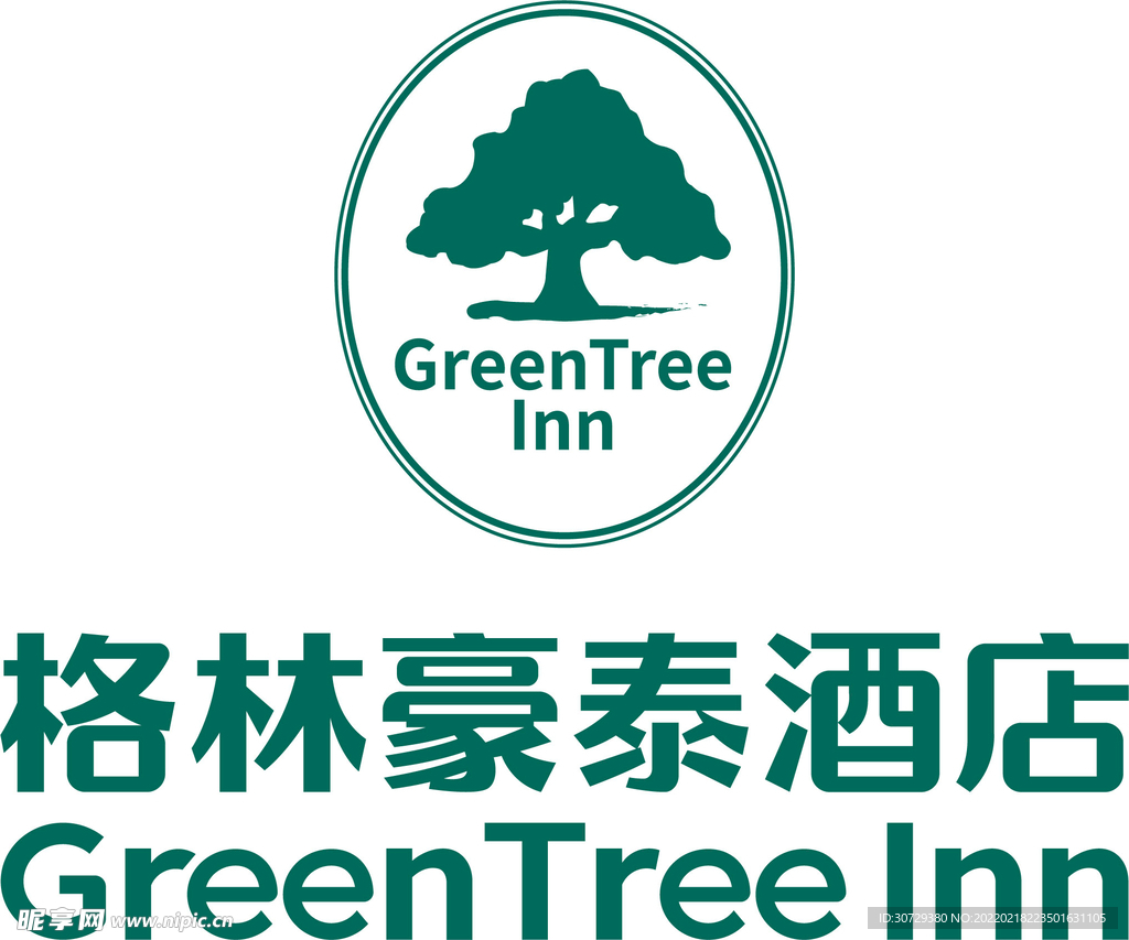 格林豪泰酒店 logo