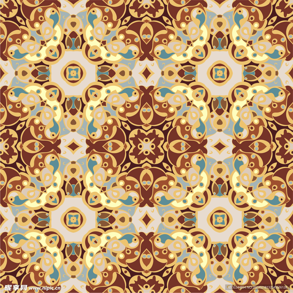 服饰面料 中国风古典 民族背景