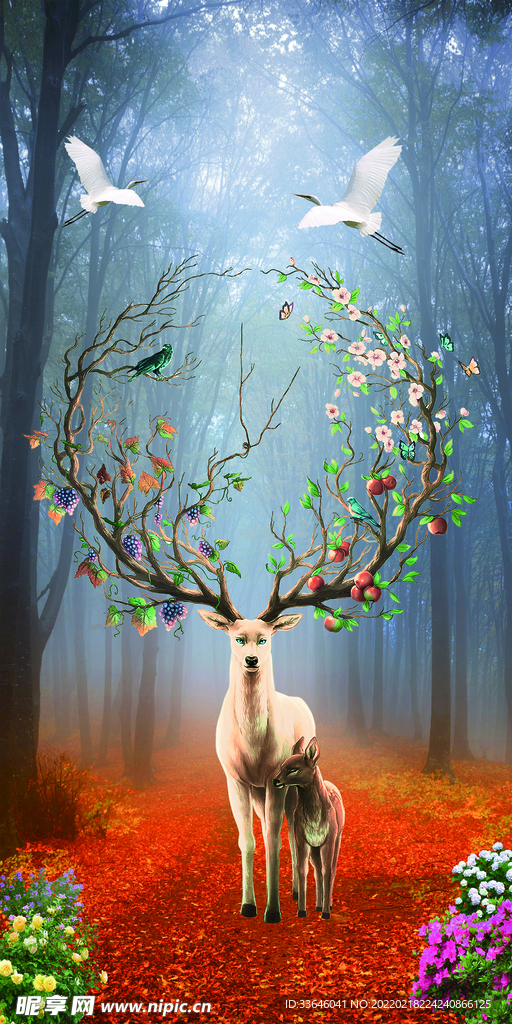 森林麋鹿玄关