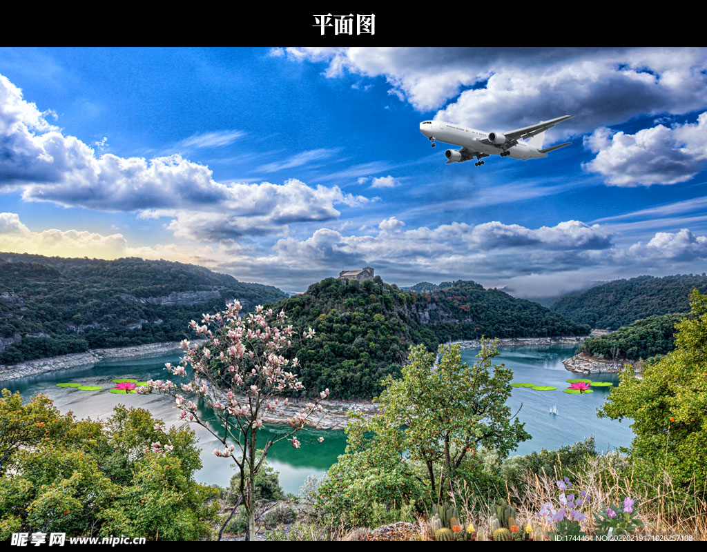 电脑壁纸河流风景图片