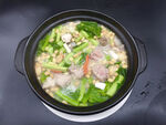 咸骨黄豆煲杂菜