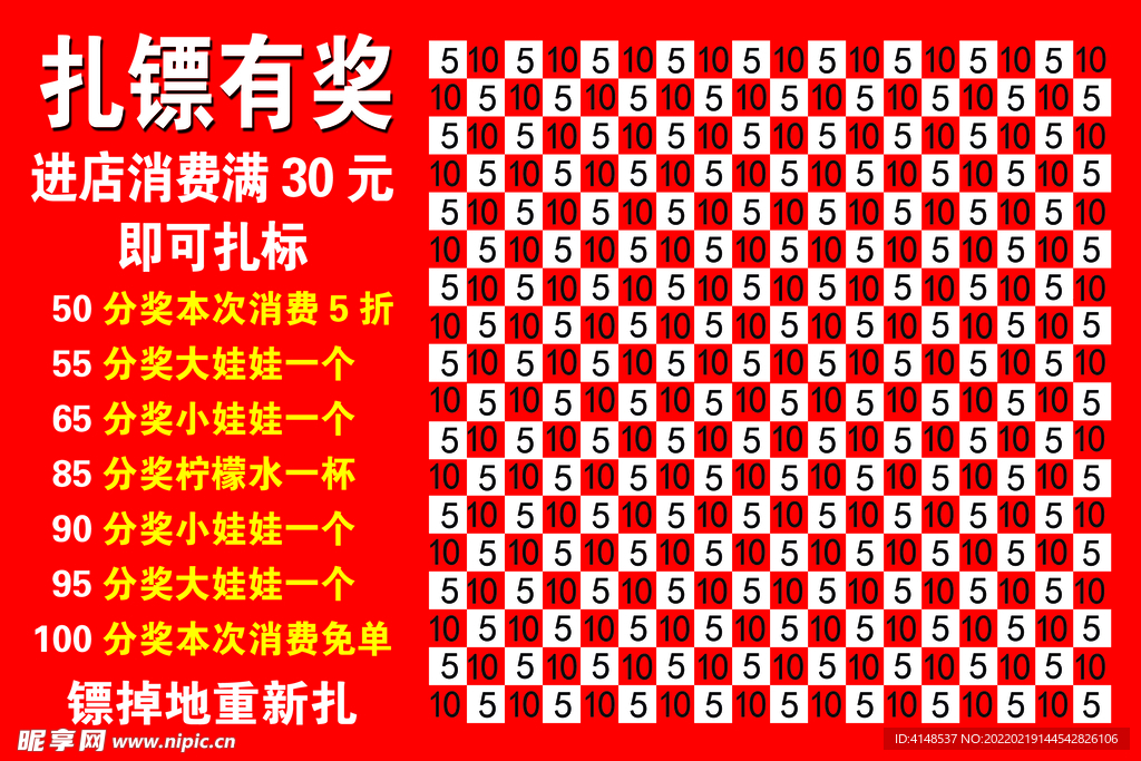 扎标图