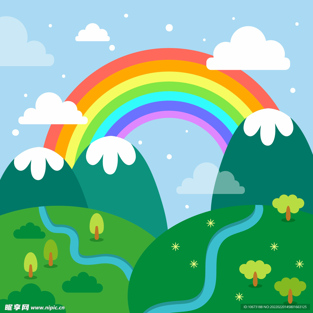 矢量春天背景