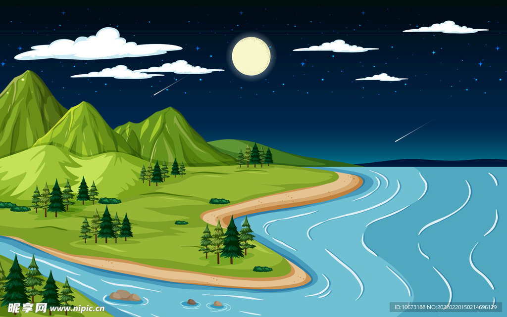 矢量春天背景