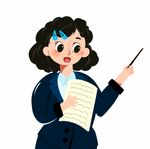 女教师开学季