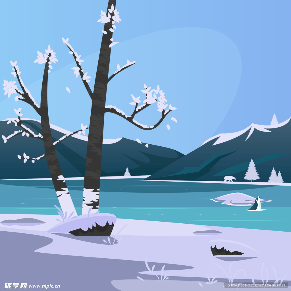 冬天背景