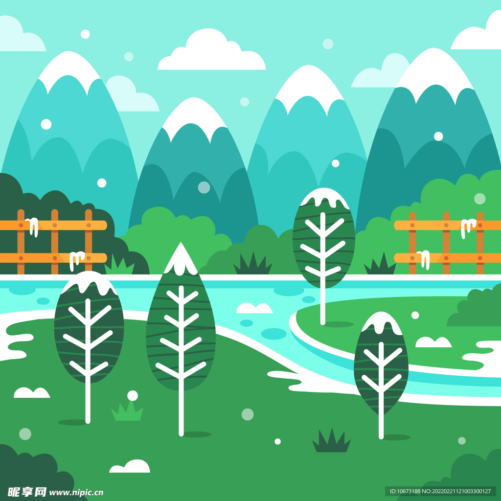 冬天背景