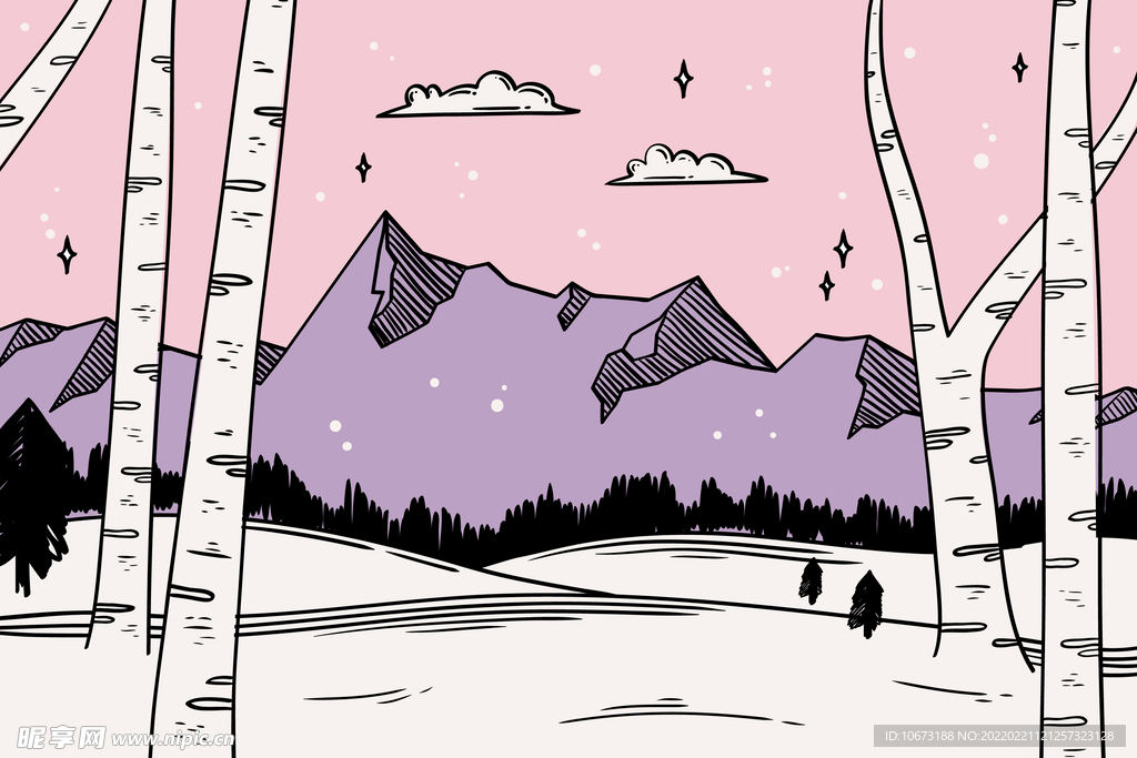 冬天背景