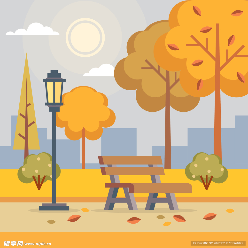 秋天背景 