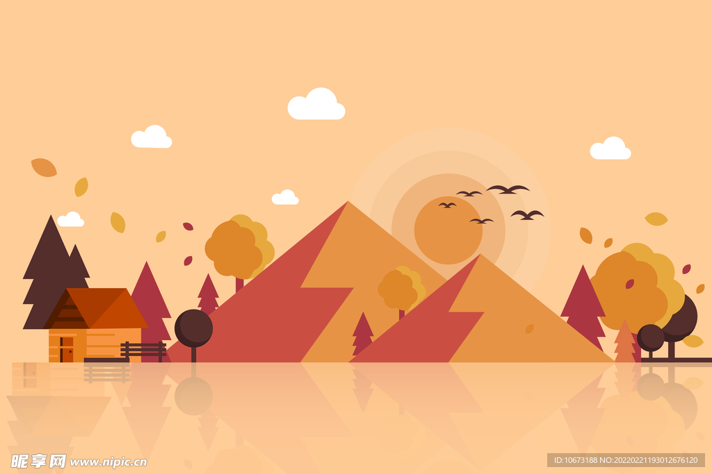 秋天背景 