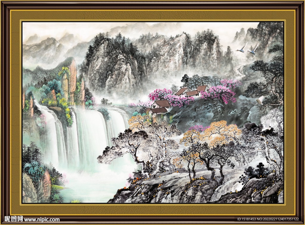 中堂山水画
