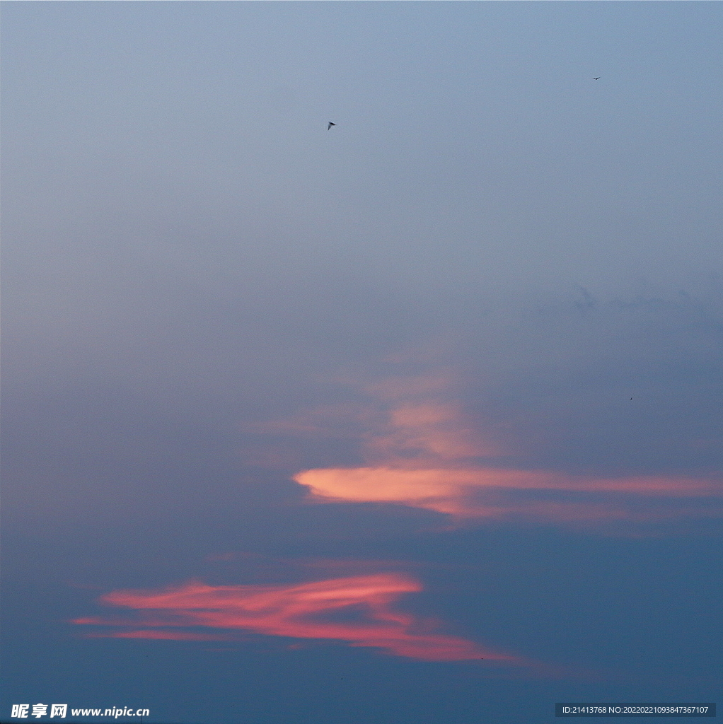 天空彩霞晚霞 