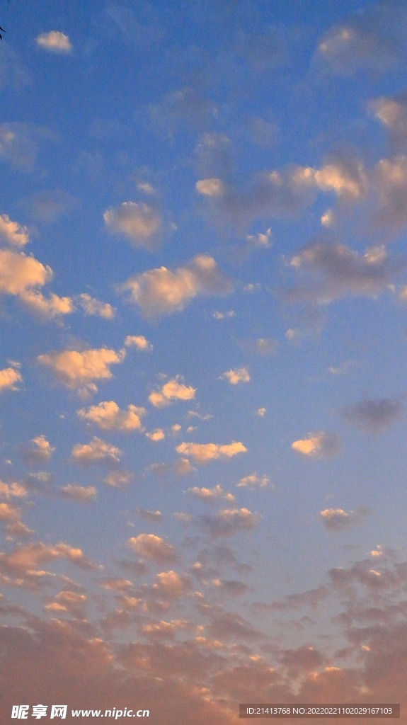 天空彩霞晚霞 
