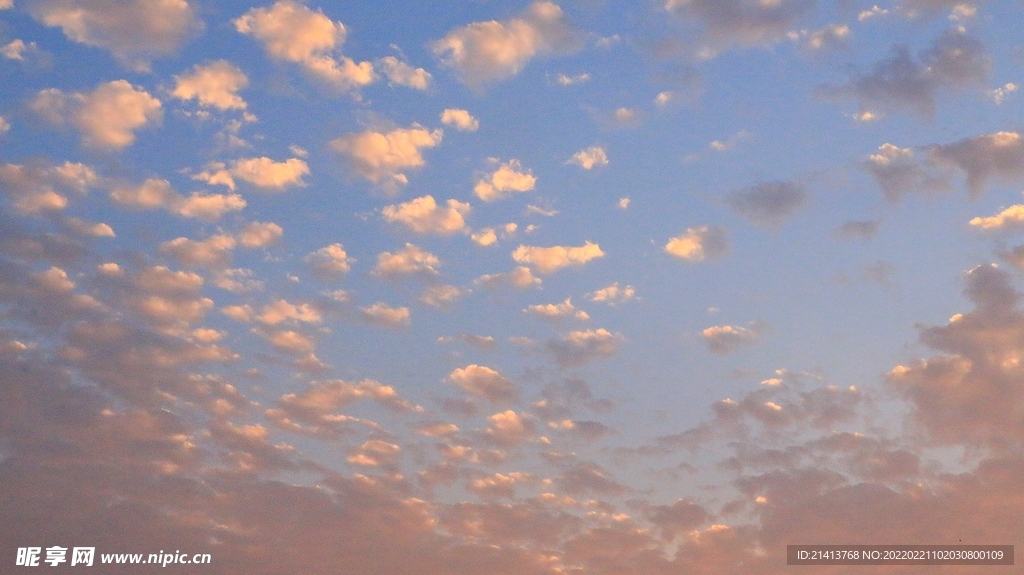 天空彩霞晚霞 