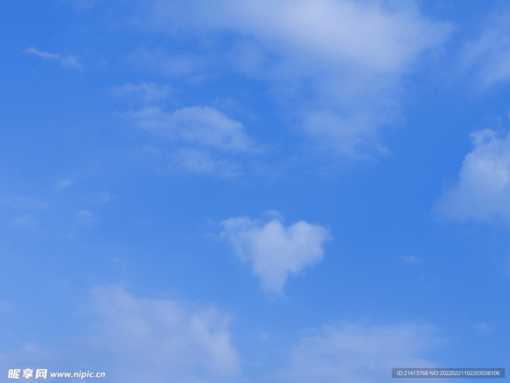 蓝天白云天空 