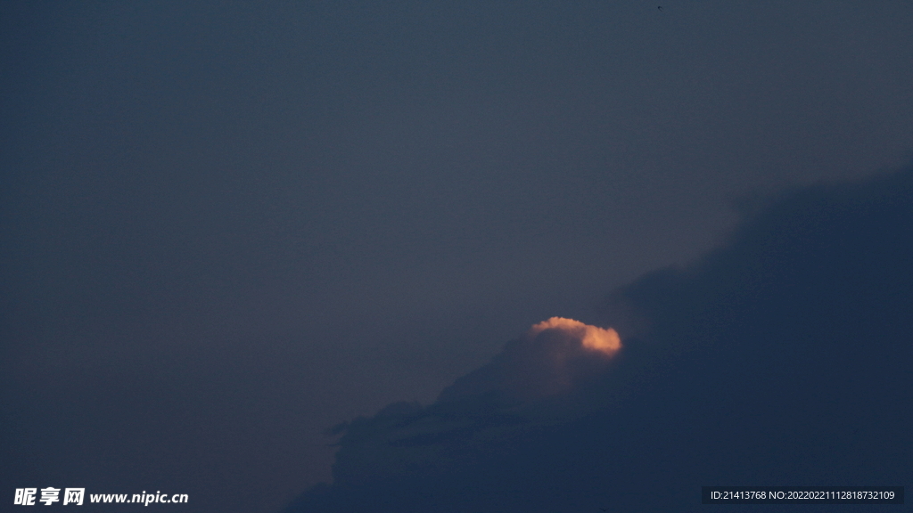天空彩霞晚霞 