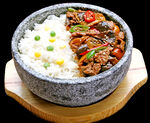 蘑菇牛肉拌饭