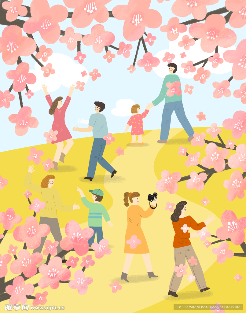 春天插画
