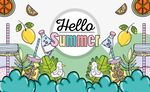 清新一夏夏季海报